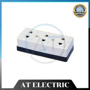 Ổ cắm nổi 3 lỗ cắm LiOA OC3KD