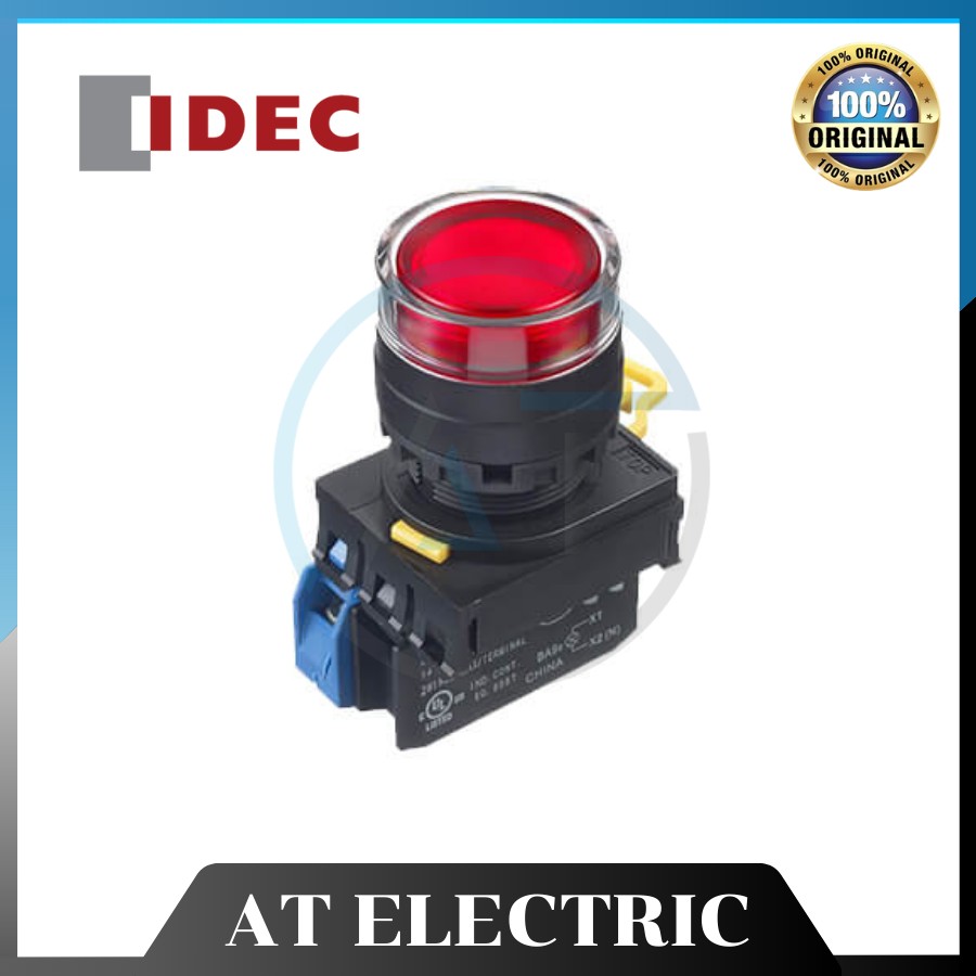 Nút Nhấn Idec YW1L-AF2E11QM3 (R, Y)| Hàng chính hãng