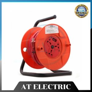 Ổ cắm kéo dài quay tay kiểu Rulo to LiOA QT3025 30m x 2