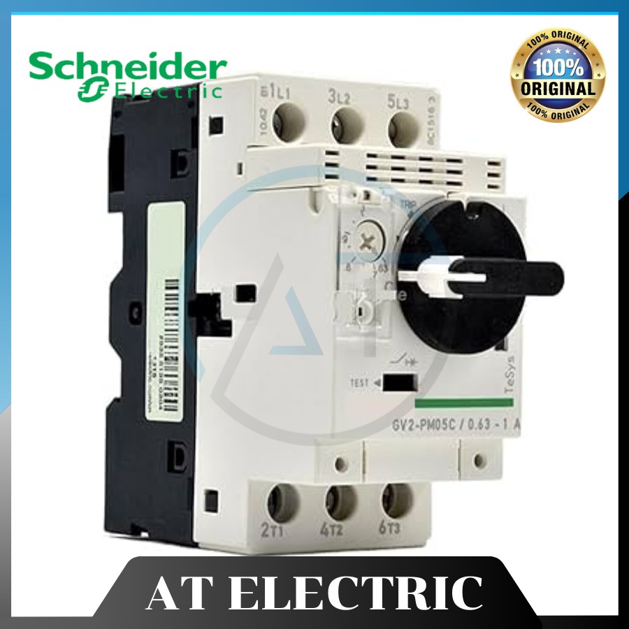 MCCB Schneider GV2-PM05C 0.63-1A