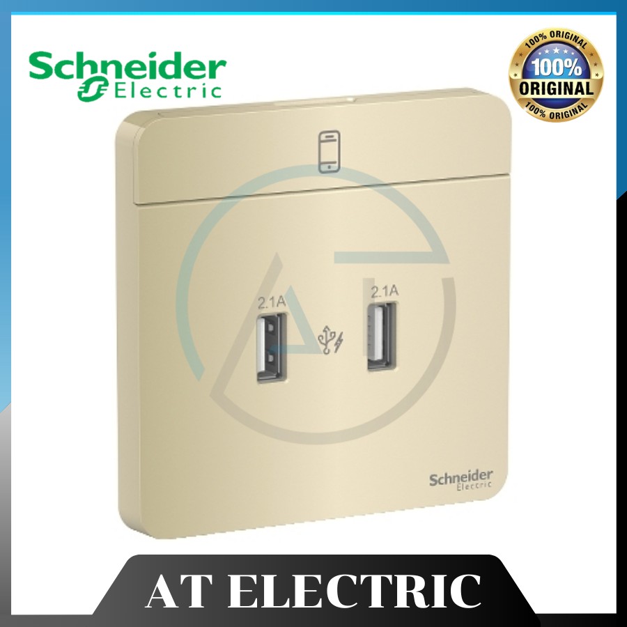 Thiết Bị Schneider E8332USB_WG_G19