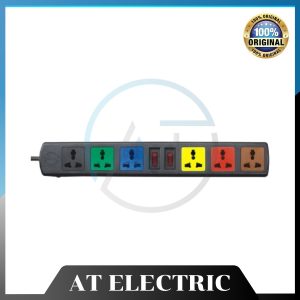 Ổ cắm Lioa 6 Chấu đa Năng 5m – 6D52N