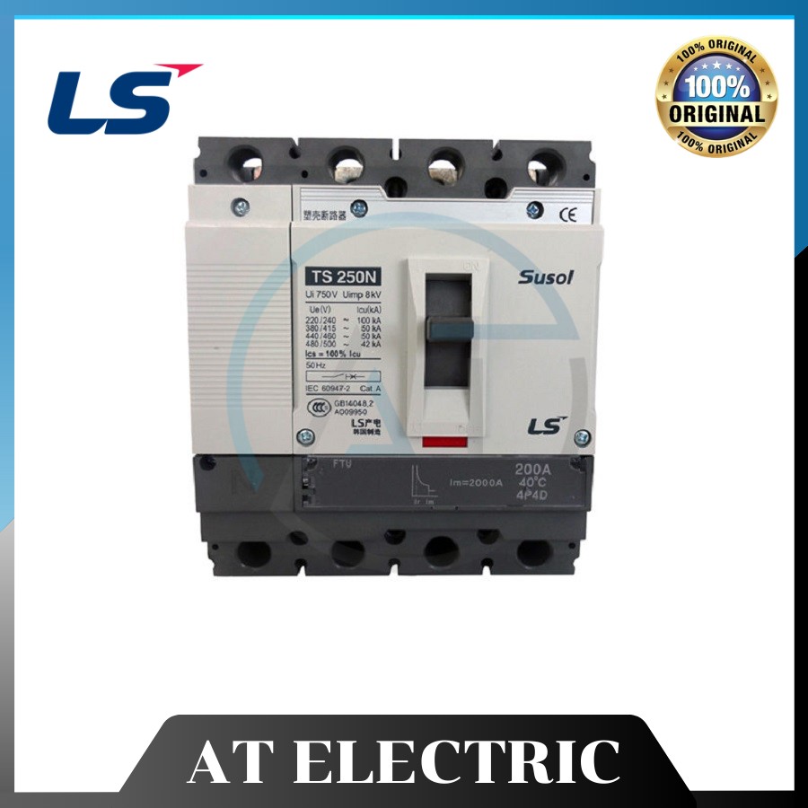 MCCB LS TS250N FTU250 2P 160A