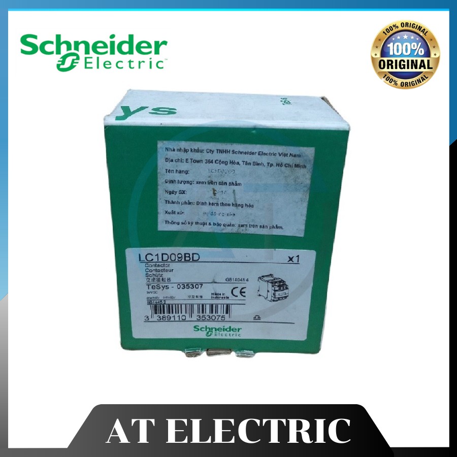 Khởi Động Từ Schneider LC1D09BD