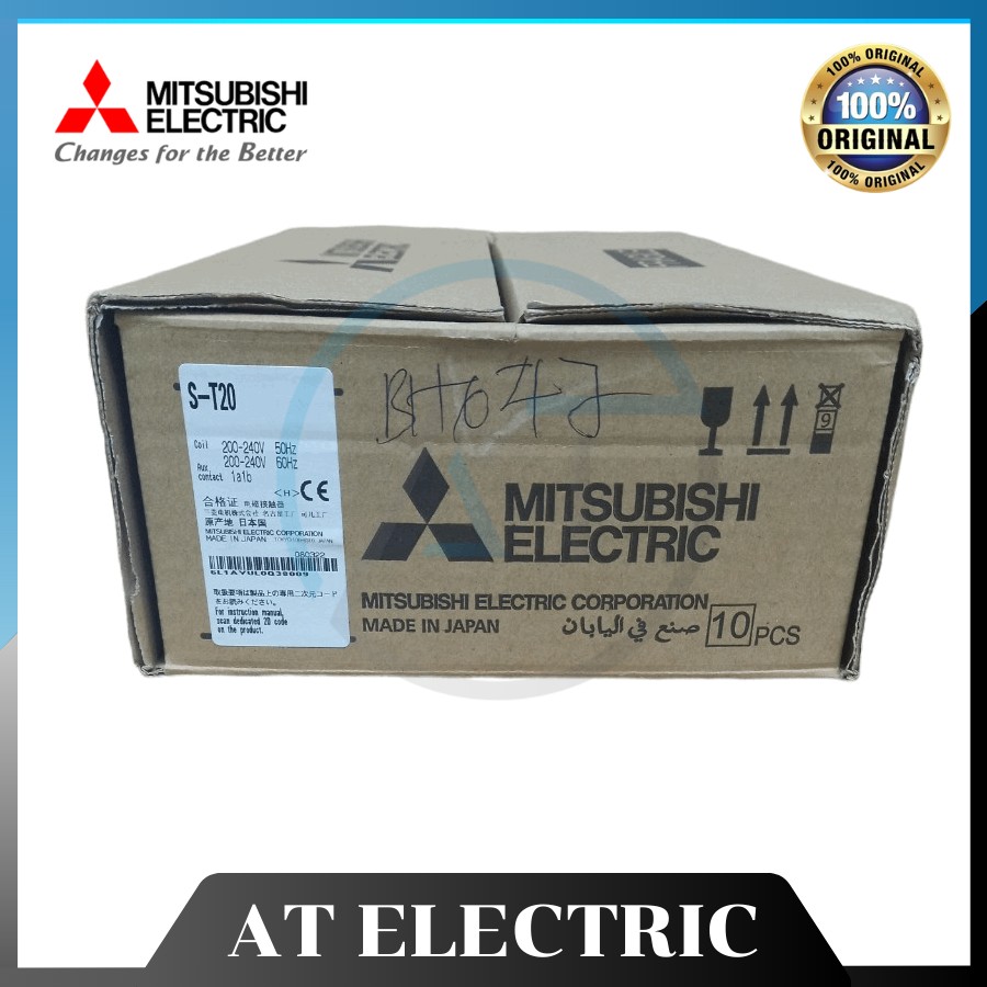Khởi Động Từ Mitsubishi S-T20 AC200V (220VAC) 1A1B