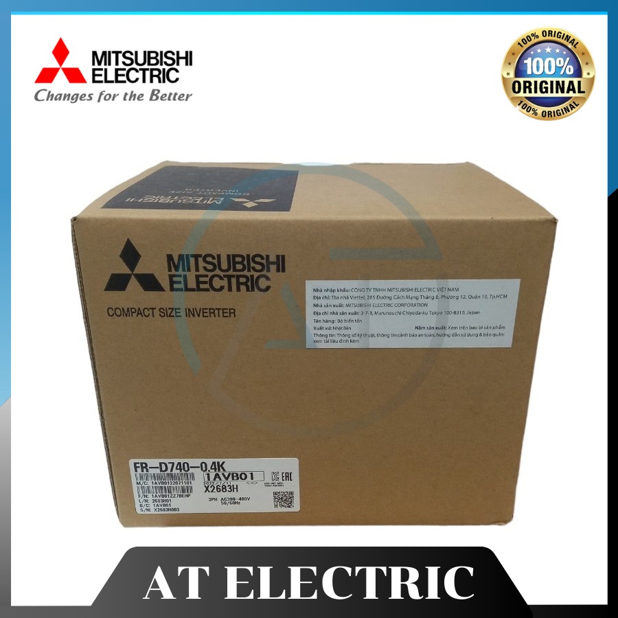 Biến tần Mitsubishi FR-E720-0.4K
