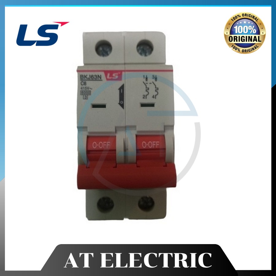 MCB LS BKJ63N 2P 6A