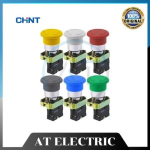 Nút nhấn Chint đầu nấm tự giữ xoay để thiết lập lại NP2-BS642
